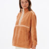 Forro polar con cremallera 1/4 Surf Tree House para mujer clay Ref. 007WFL marrón