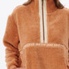 Forro polar con cremallera 1/4 Surf Tree House para mujer clay Ref. 007WFL marrón