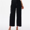 Pantalón vaquero RIP CURL para Mujer pierna ancha sparrows Crop wide leg Ref. GDEAE9 washed black- negro