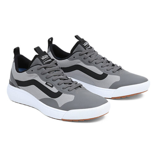 Zapatillas VANS cómodas Sneakers deporte hombre ULTRARANGE EXO Pewter/white VN0A4U1K1N61negra/gris suela blanca