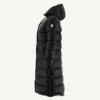 Chaqueta capucha pelo Jott de plumas pato Mujer GRAN FRÍO KARACHI FW22WPAR04 - 999 noir Justoverthetop negra