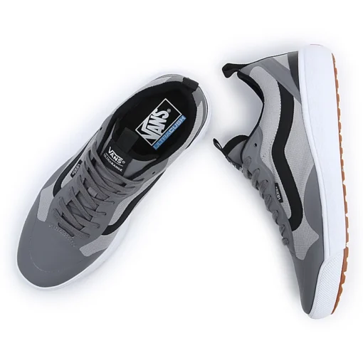 Zapatillas VANS cómodas Sneakers deporte hombre ULTRARANGE EXO Pewter/white VN0A4U1K1N61negra/gris suela blanca