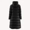 Chaqueta capucha pelo Jott de plumas pato Mujer GRAN FRÍO KARACHI FW22WPAR04 - 999 noir Justoverthetop negra