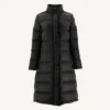 Chaqueta capucha pelo Jott de plumas pato Mujer GRAN FRÍO KARACHI FW22WPAR04 - 999 noir Justoverthetop negra