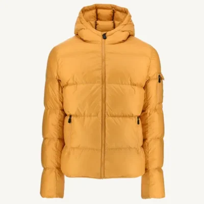 Chaqueta capucha Jott de plumas pato Hombre GRAN FRÍO Java FW22MJAC33 - 621 Moutarde Justoverthetop amarillo mostaza