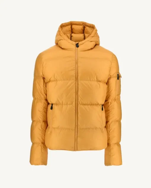 Chaqueta capucha Jott de plumas pato Hombre GRAN FRÍO Java FW22MJAC33 - 621 Moutarde Justoverthetop amarillo mostaza