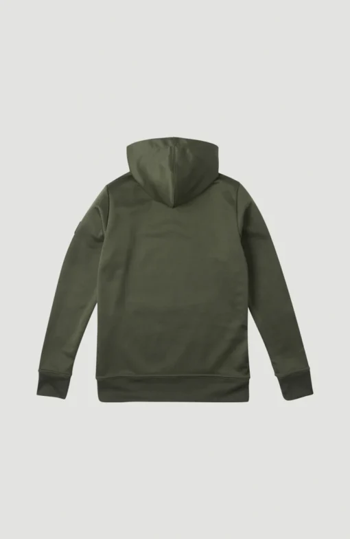 Sudadera O'NEILL niño surfera con capucha RUTILE HOODED FLEECE Forest night Ref. 4350000 verde oscuro