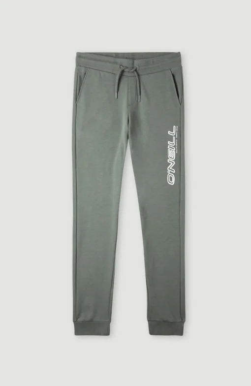 Pantalón Chándal O'NEILL niño deportivo CUBE SWEATPANTS military green Ref. 4550012 verde militar logo pierna