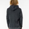 Suéter de hombre con capucha Crescent black marled Ref. CSWAE9 negra