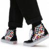 Zapatillas altas VANS mujer CHECKERBOARD SK8-HI Floral Checkerboard) Ref. VN0A7Q5NV051 Cuadros multicolor floral