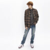 Camisa chaqueta HYDROPONIC de Manga Larga franela Hombre SIMON BLACK-BROWN CHECK Ref. 22525-01 cuadros