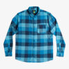Camisa QUIKSILVER de Manga Larga franela Hombre Motherfly DELPH BLUE MOTHERFLY (bjp1)Ref. EQYWT04330 cuadros azules