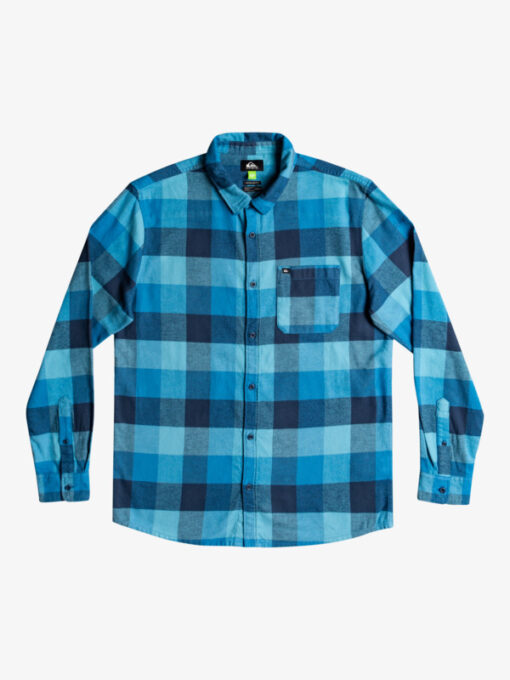 Camisa QUIKSILVER de Manga Larga franela Hombre Motherfly DELPH BLUE MOTHERFLY (bjp1)Ref. EQYWT04330 cuadros azules