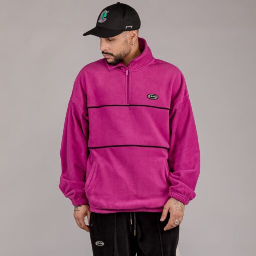 Sudadera GRIMEY UNISEX Grimey Dulce Polar "IAM POLAR" High Neck - Fucshia Ref. GNSW543 FUCSHIA