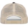 Gorra Animales GOORIN BROS Buffalo ajustable y rejilla negra y blanca búfalo
