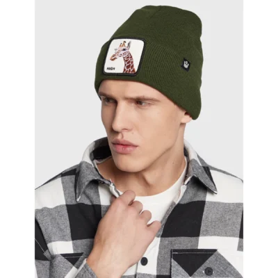 Gorro animales GOORIN BROS HIGH-JIRAFA TALL TOQUE color hunter-verde botella