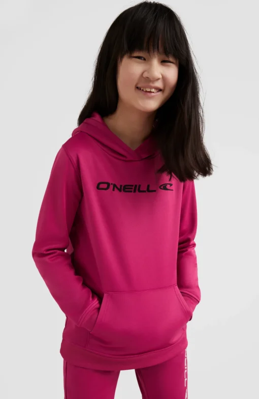 Sudadera ONEILL niña con capucha RUTILE HOODED FLEECE Fucshia red Ref. 3350001 fucshia logo pecho