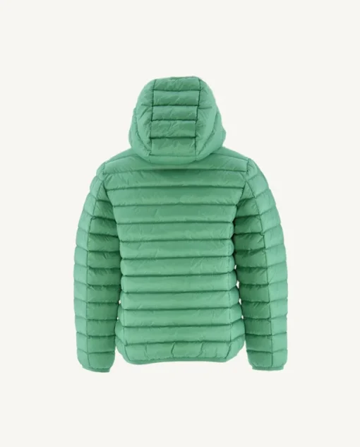 Chaqueta capucha Jott de plumas pato Niño HUGO BASIC P000KDOW01 243 POPPY GREEN Justoverthetop verde manzana