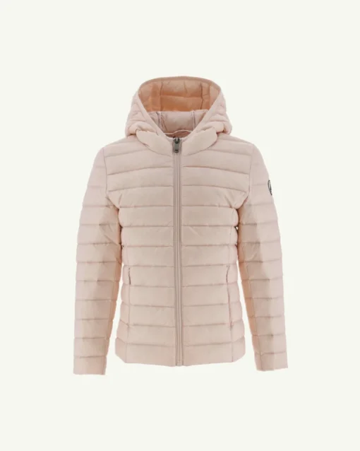 Chaqueta capucha Jott de plumas pato Niña CARLA BASIC PS23KDOW02 - 463-SOFT PINK Justoverthetop Color rosa claro