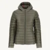 Chaqueta con capucha Jott de plumas pato Mujer P000WDOW01 - 255 Army CLOE BASIC Justoverthetop verde militar