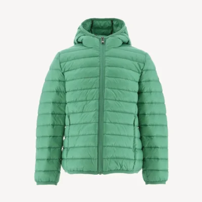 Chaqueta capucha Jott de plumas pato Niño HUGO BASIC P000KDOW01 243 POPPY GREEN Justoverthetop verde manzana