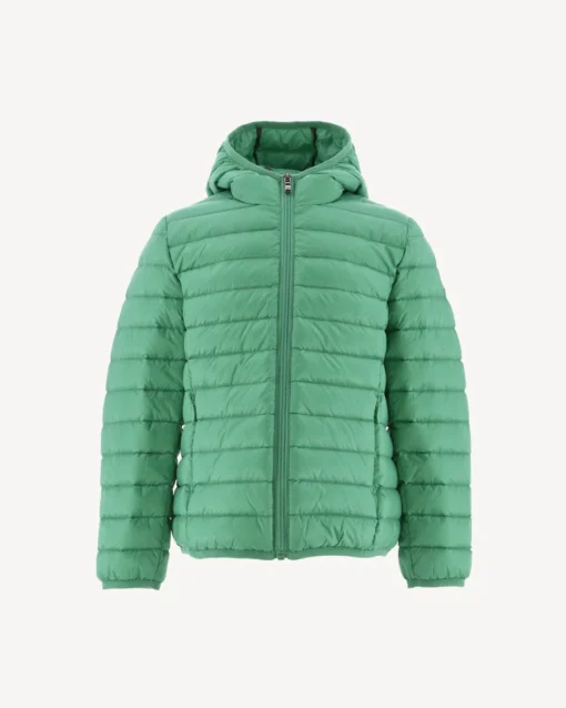 Chaqueta capucha Jott de plumas pato Niño HUGO BASIC P000KDOW01 243 POPPY GREEN Justoverthetop verde manzana