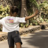 Camiseta ROXY niña manga corta oversize de corte cuadrado Call You Mine Snow White (wbk0) Ref. ERGZT03972 blanca