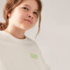 Camiseta ROXY niña manga corta oversize de corte cuadrado Call You Mine Snow White (wbk0) Ref. ERGZT03972 blanca