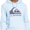 Sudadera Quiksilver Hombre casual con capucha Big Logo ALMOND CREAM (bfa0) Ref. EQYFT04450 azul claro