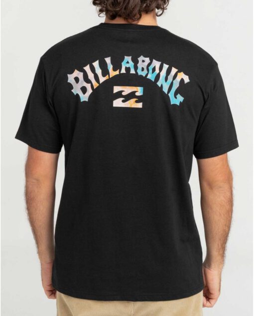 Camiseta BILLABONG para hombre manga corta surfera arch fill SS 19 black Ref. c1ss10 bip2 black-negra