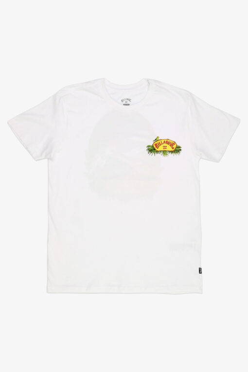 Camiseta BILLABONG para hombre manga corta surfera billys point ref-U1SS82 BIF0 WHITE -blanca
