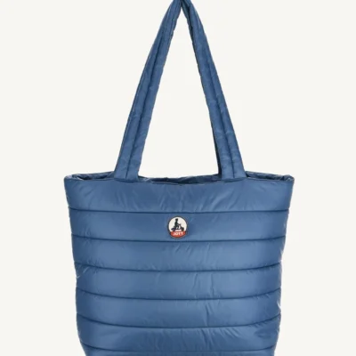 Bolso Jott NITA de plumas Chica SS23UTOT10 - 140 Blue jeans SAC SHOPPING BASIC Justoverthetop azul tejano