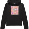 Sudadera VANS niña con capucha ROSE CAMO BOX HOODIE BLACK ref-VN000403 negro