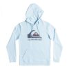 Sudadera Quiksilver Hombre casual con capucha Big Logo ALMOND CREAM (bfa0) Ref. EQYFT04450 azul claro