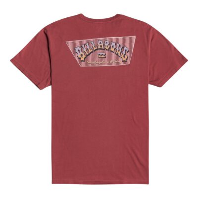 Camiseta BILLABONG para hombre manga corta surfera HERITAGE SS Ref. W1SS58 BIP1 malaga -rosado