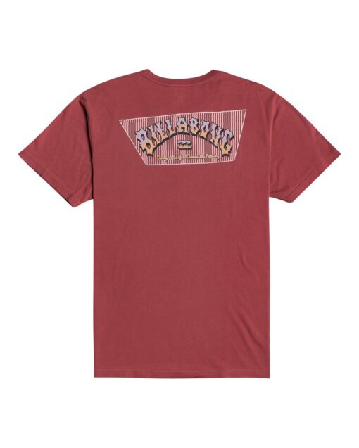Camiseta BILLABONG para hombre manga corta surfera HERITAGE SS Ref. W1SS58 BIP1 malaga -rosado