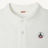 Polo manga corta Jott de Niño y Niña SALVADOR SS23KPOL10 - 901 Blanc BASIC Justoverthetop Blanco