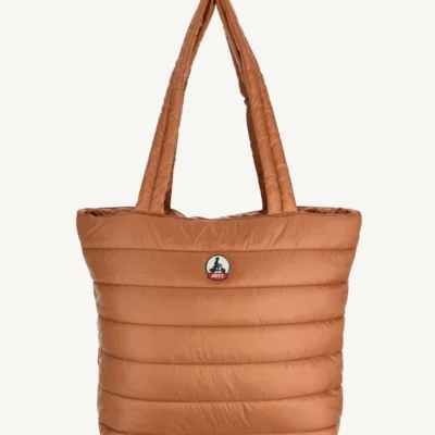 Bolso Jott NITA de plumas Chica SS23UTOT10 - 839 Camel SAC SHOPPING BASIC Justoverthetop marrón claro