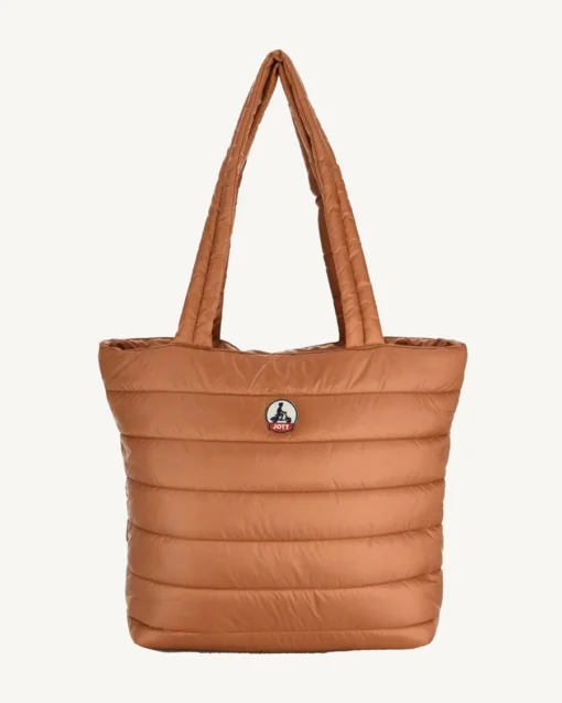 Bolso Jott NITA de plumas Chica SS23UTOT10 - 839 Camel SAC SHOPPING BASIC Justoverthetop marrón claro