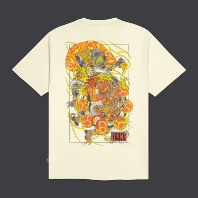 Camiseta DOLLY NOIRE hombre manga corta Fujin & Rajin Tee Pale Lime Ref. TS414-TA-01 amarillo palido