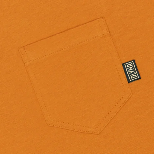 Camiseta DOLLY NOIRE hombre manga corta con bolsillo delante Sbagliato Pocket Tee Orange Ref. TS388-TA-02 naranja