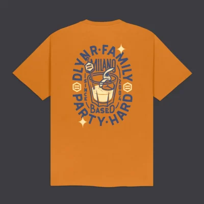Camiseta DOLLY NOIRE hombre manga corta con bolsillo delante Sbagliato Pocket Tee Orange Ref. TS388-TA-02 naranja