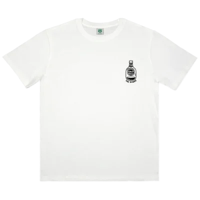 Camiseta THE DUDES manga corta para hombre MIXOLOGIST WHITE Ref.1005629-Spring 23 blanca