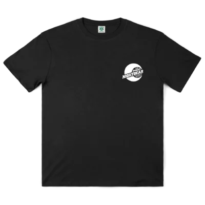 Camiseta THE DUDES manga corta para hombre NIGHTBEAR BLACK Ref.1005002-Spring 23 negra