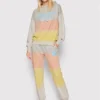 Sudadera CHAMPION con capucha para mujer TIE DYE UNIVERSITY OVERSIZED HOODIE Ref. 11523 gris