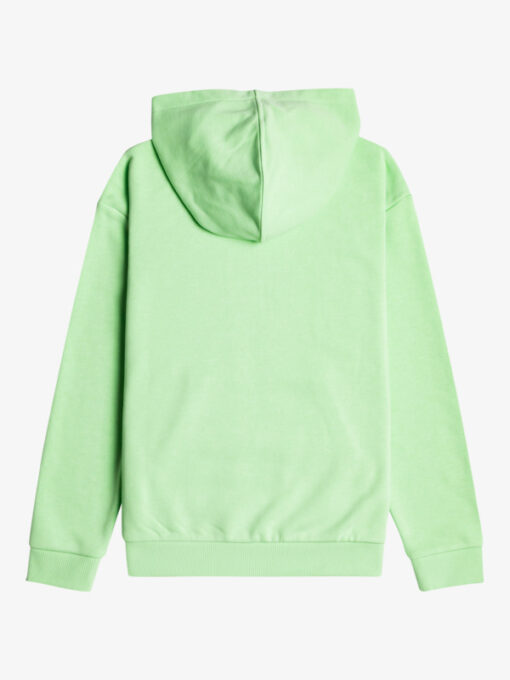 Sudadera ROXY niña con capucha Happiness Forever Ref. ERGFT03815 (ged0) Pistachio Green verde claro con logo pecho