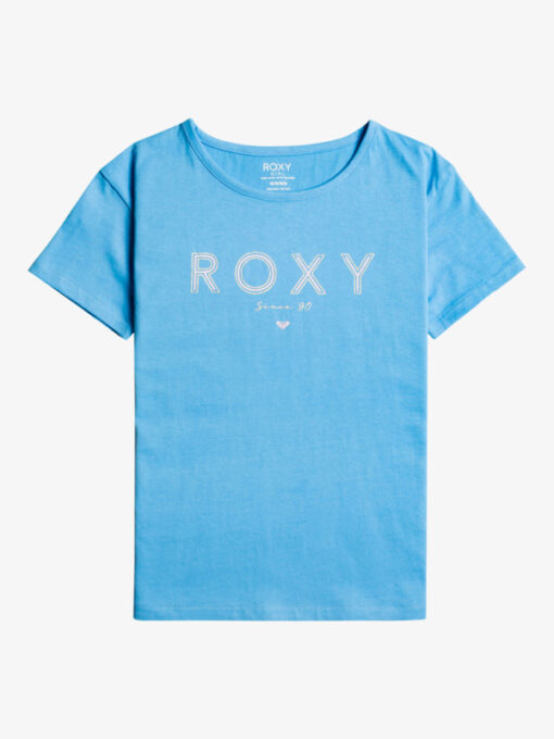 Camiseta ROXY niña manga corta Day And Night (bjt0) Azure Blue Ref. ERGZT03955 azul eléctrico