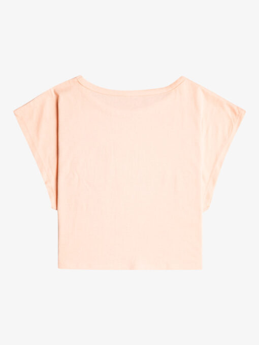 Camiseta ROXY niña manga corta Rock With U (mdr0) Tropical Peach Ref. ERGZT03971 rosa claro