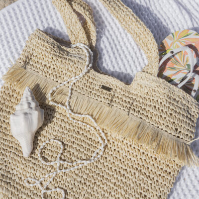 Bolso de playa mediano ROXY unisex Jungle Jack NATURAL (yef0) Ref. ERJBT03329 paja color natural