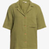 Camisa top ROXY manga corta para Mujer Aloha Sunset Loden Green (gng0) Ref. ERJWT03574 verde
